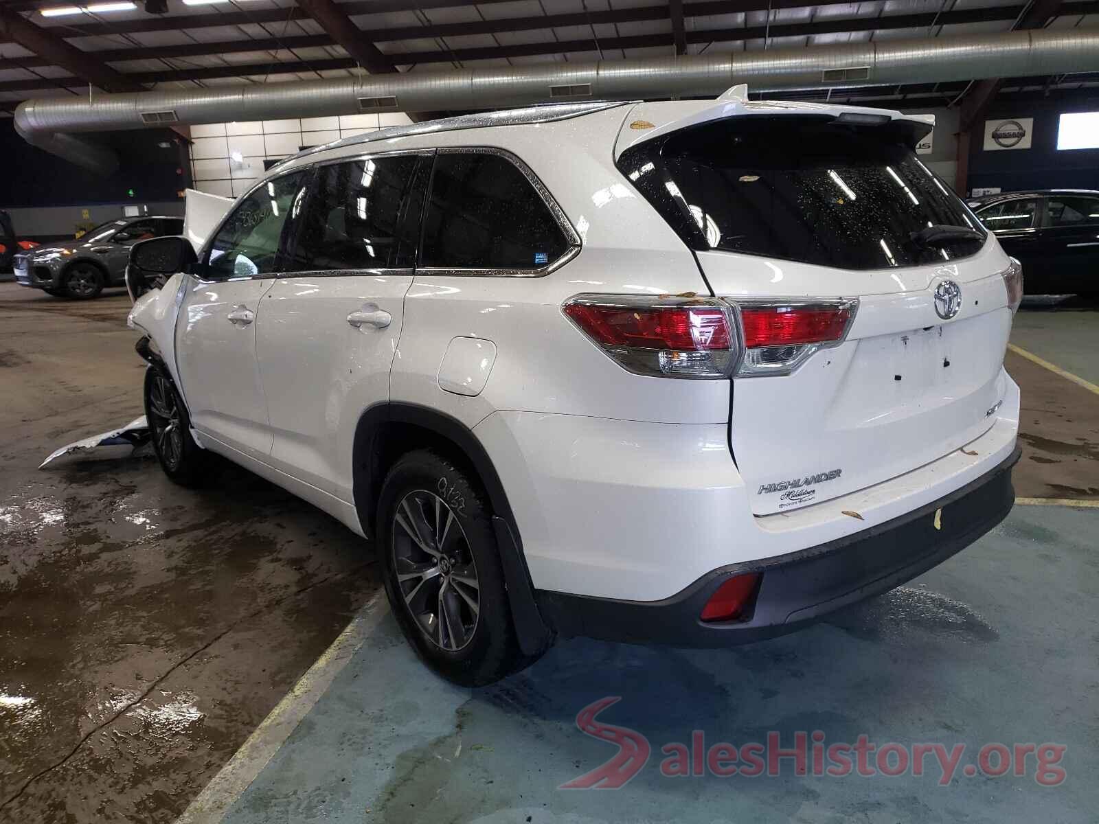 5TDJKRFHXGS315914 2016 TOYOTA HIGHLANDER