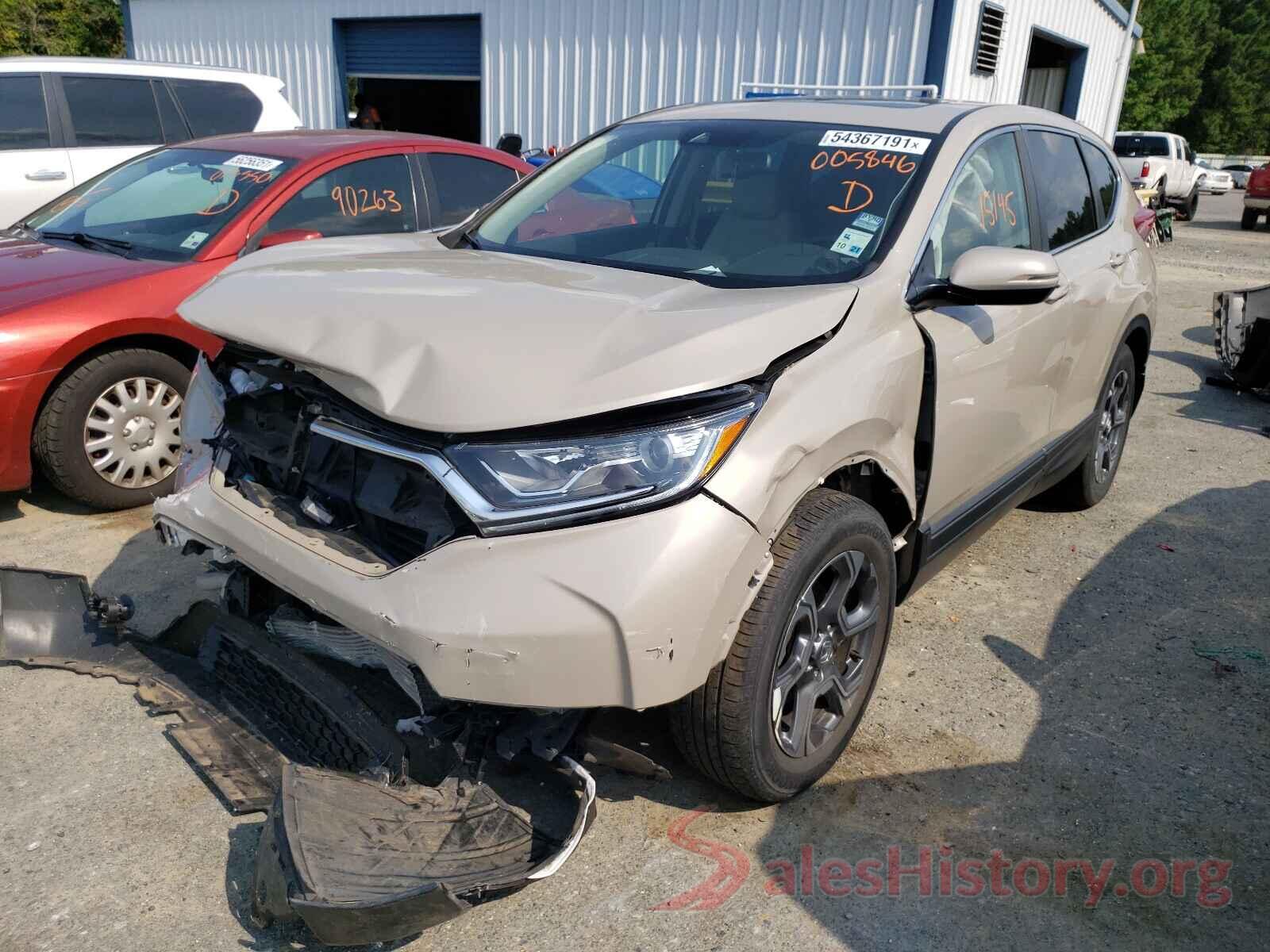 5J6RW1H82JL005846 2018 HONDA CRV