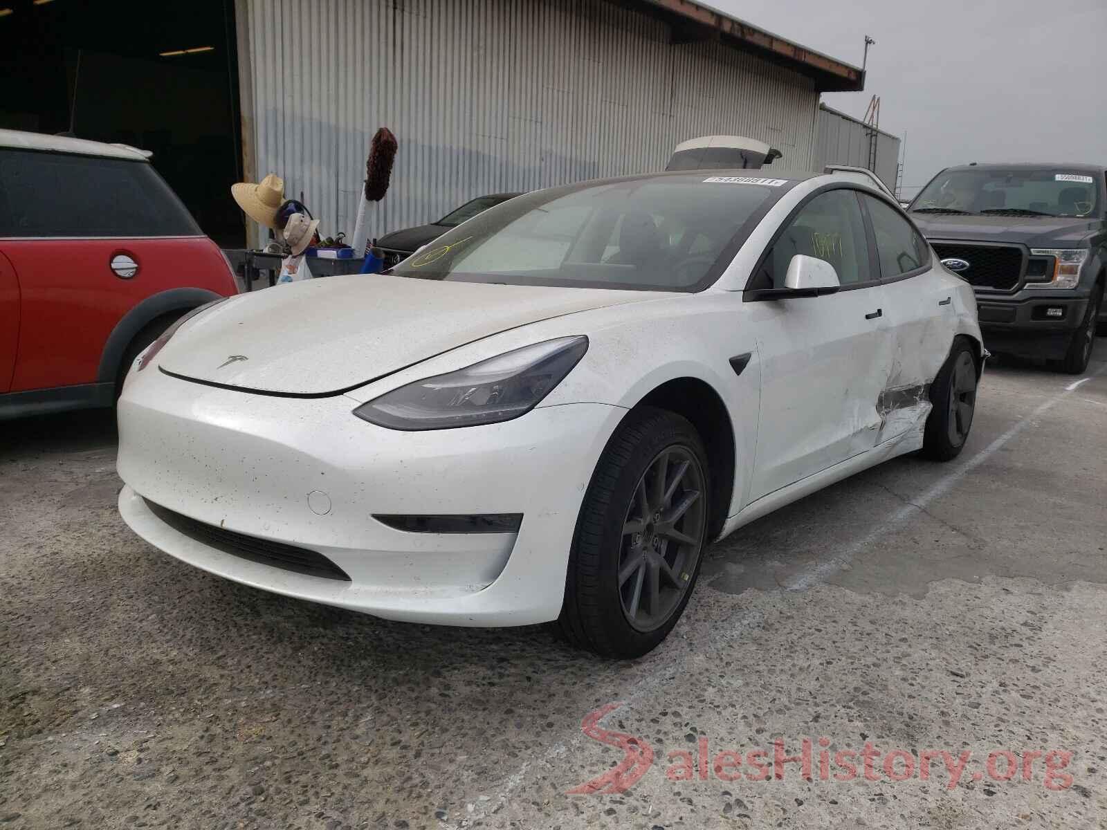 5YJ3E1EAXMF939492 2021 TESLA MODEL 3