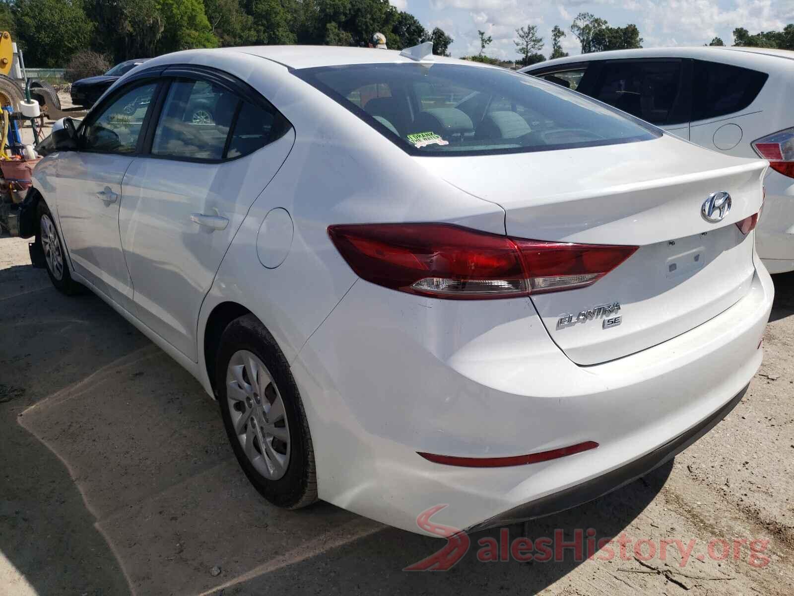 5NPD74LF5HH166484 2017 HYUNDAI ELANTRA