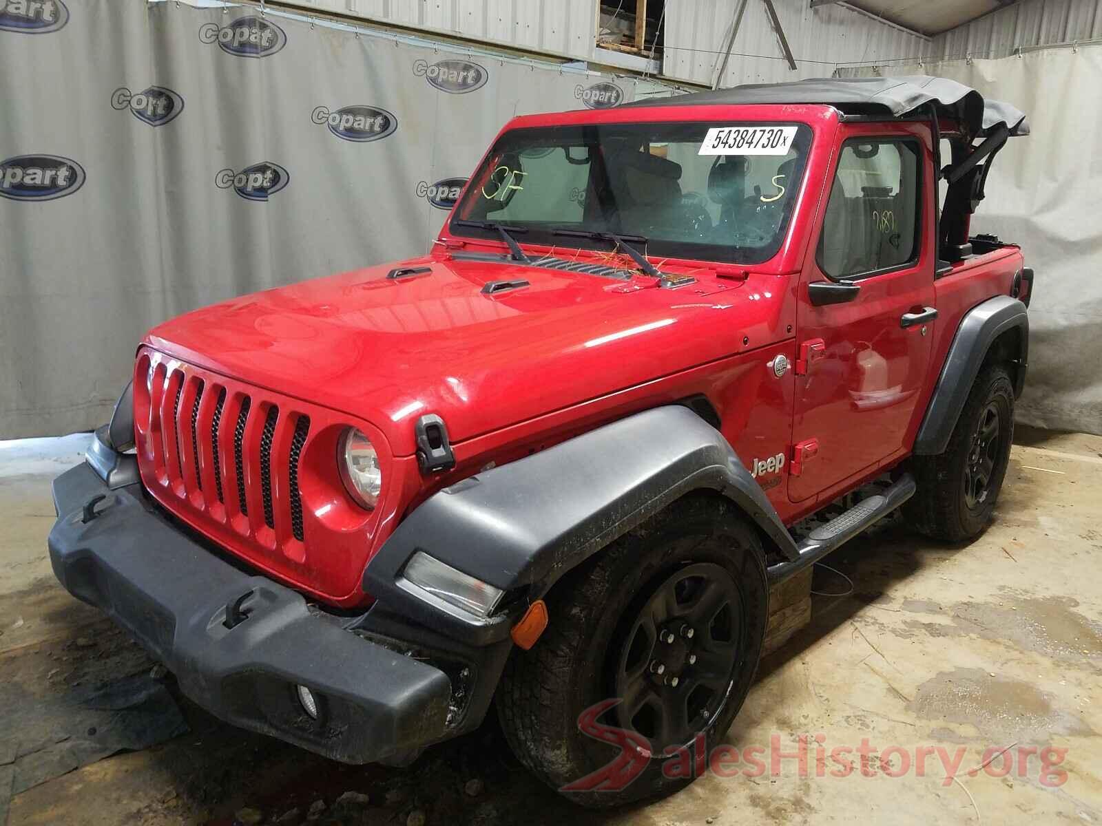 1C4GJXAN7KW520467 2019 JEEP WRANGLER