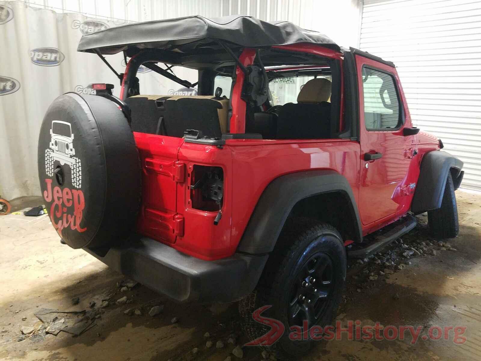 1C4GJXAN7KW520467 2019 JEEP WRANGLER