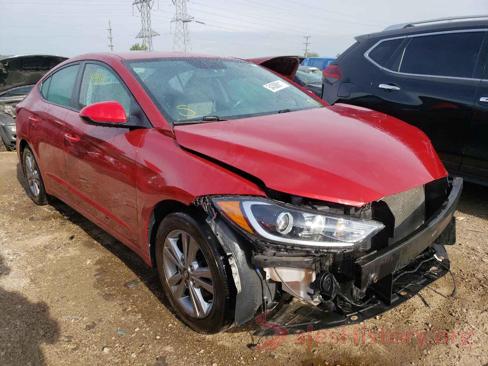 KMHD84LFXHU229433 2017 HYUNDAI ELANTRA