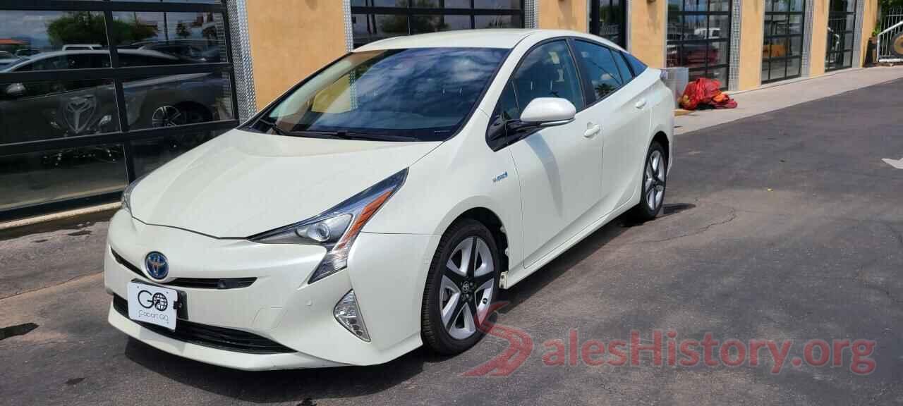 JTDKARFU1H3544196 2017 TOYOTA PRIUS