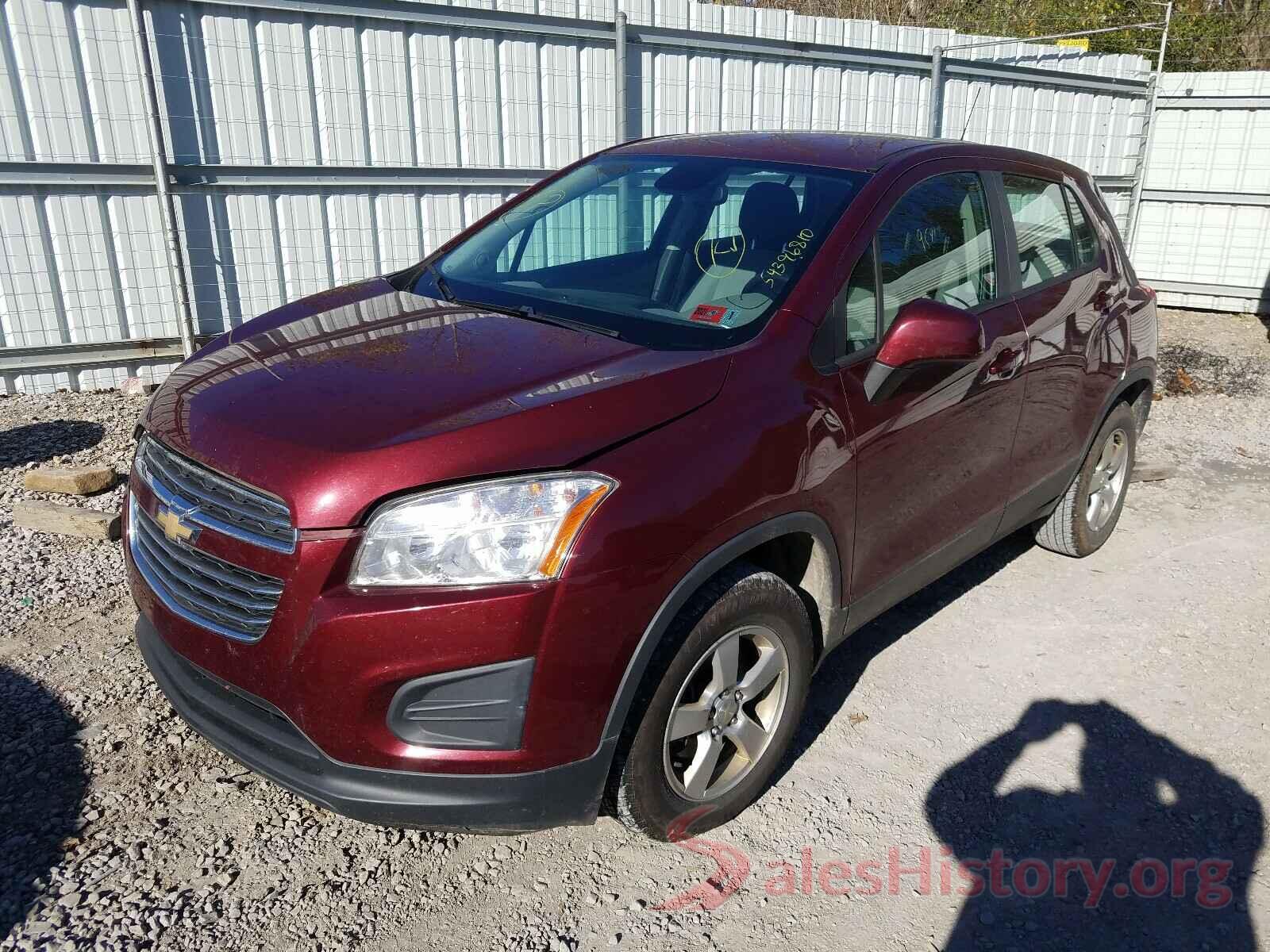 3GNCJNSB7GL119478 2016 CHEVROLET TRAX