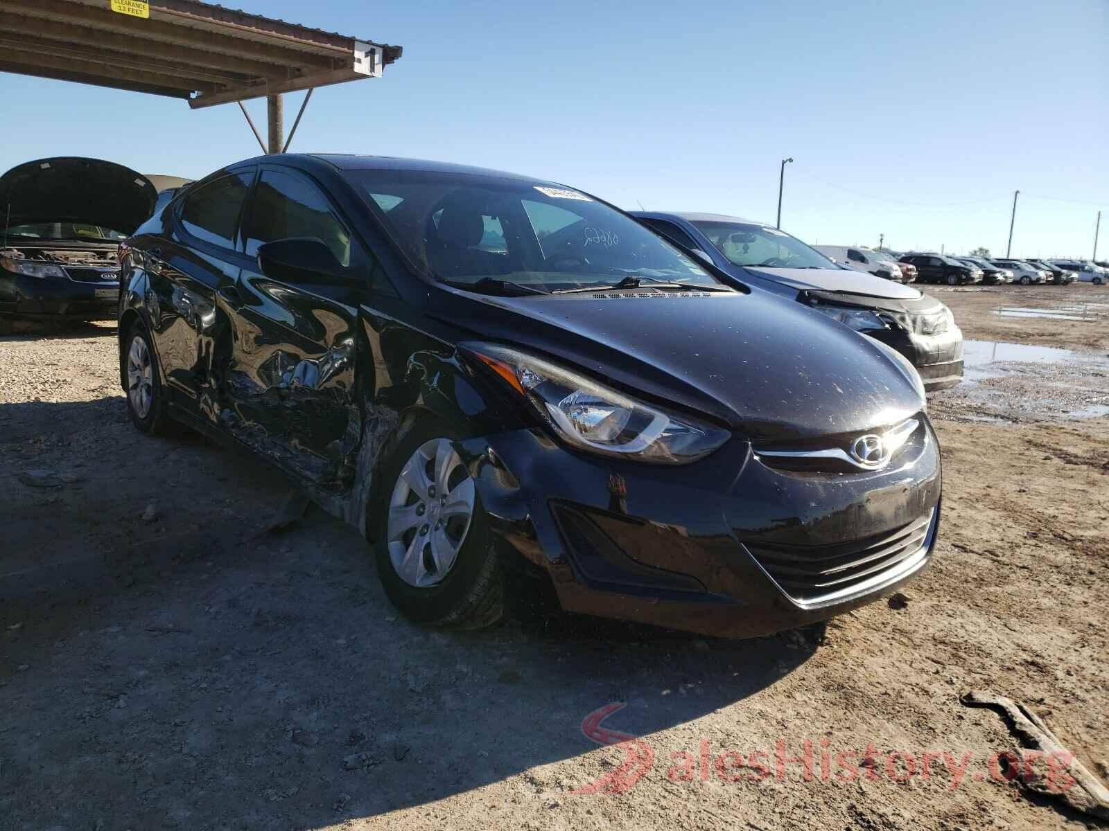 5NPDH4AE1GH668415 2016 HYUNDAI ELANTRA