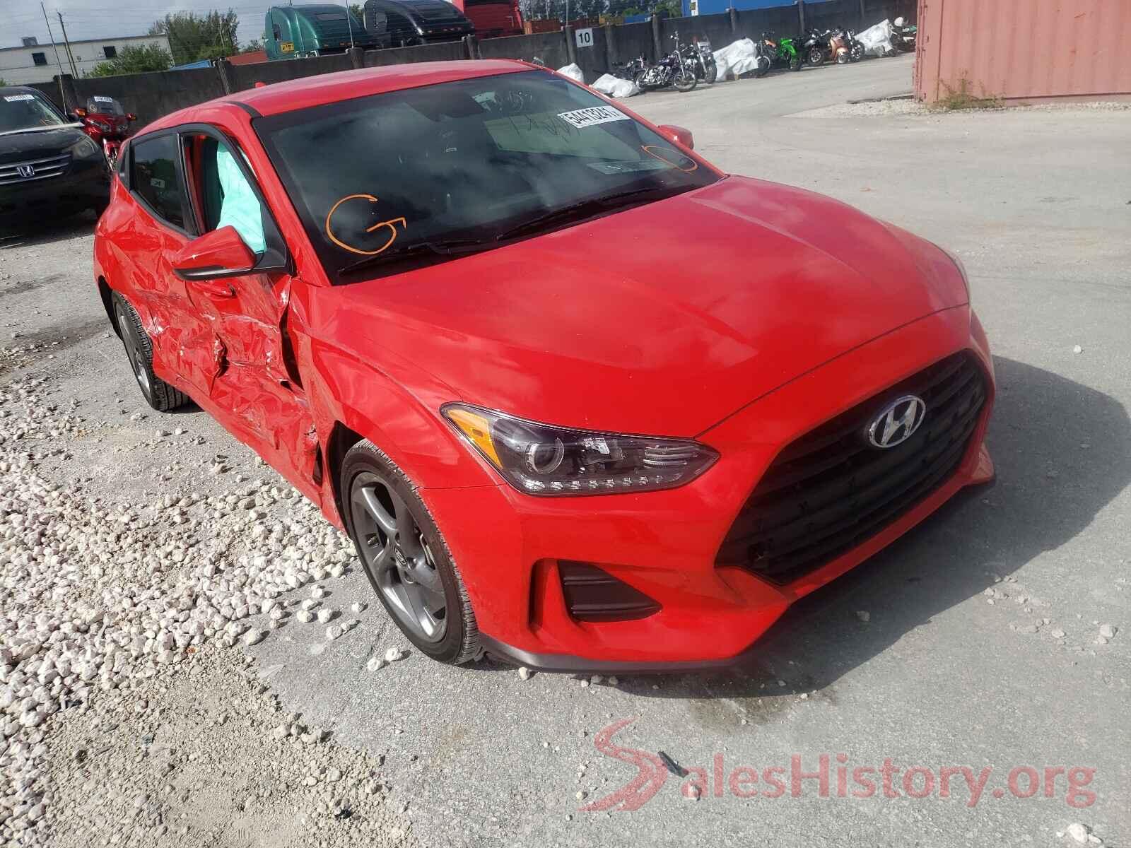 KMHTG6AF2KU005237 2019 HYUNDAI VELOSTER