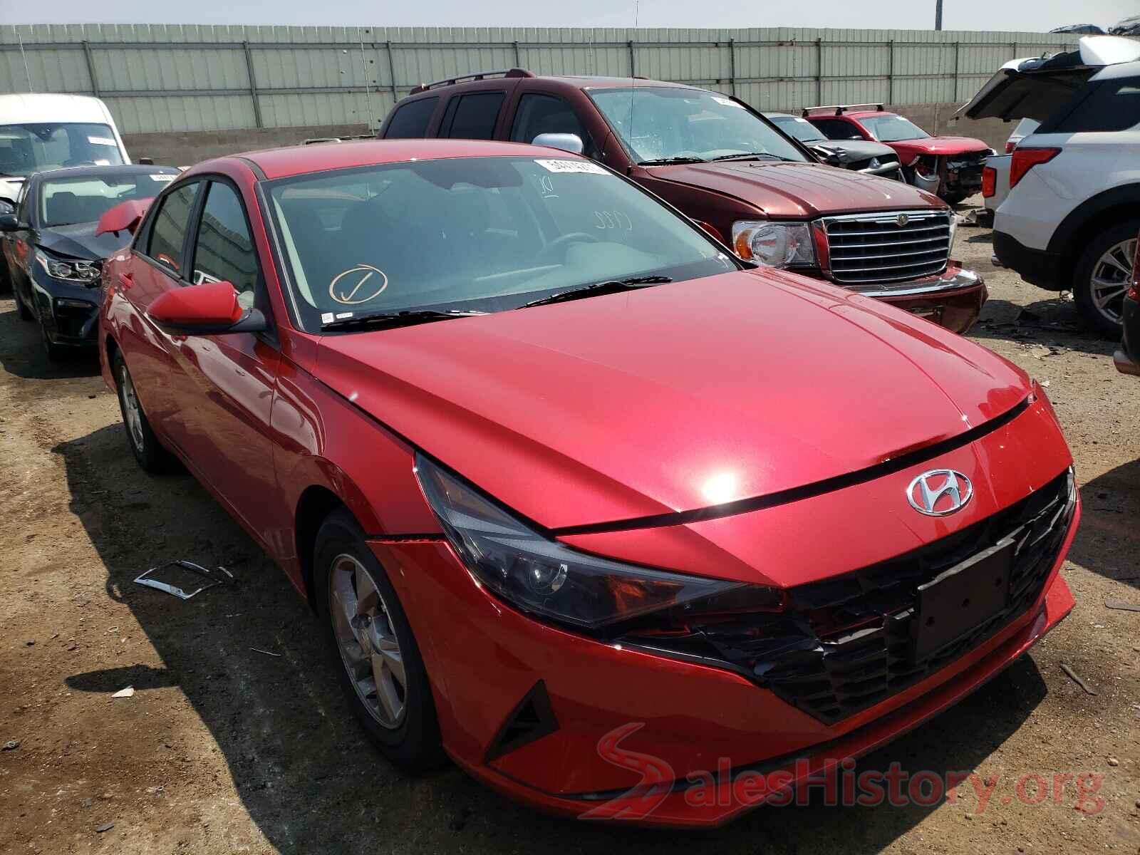 5NPLL4AG0MH036156 2021 HYUNDAI ELANTRA