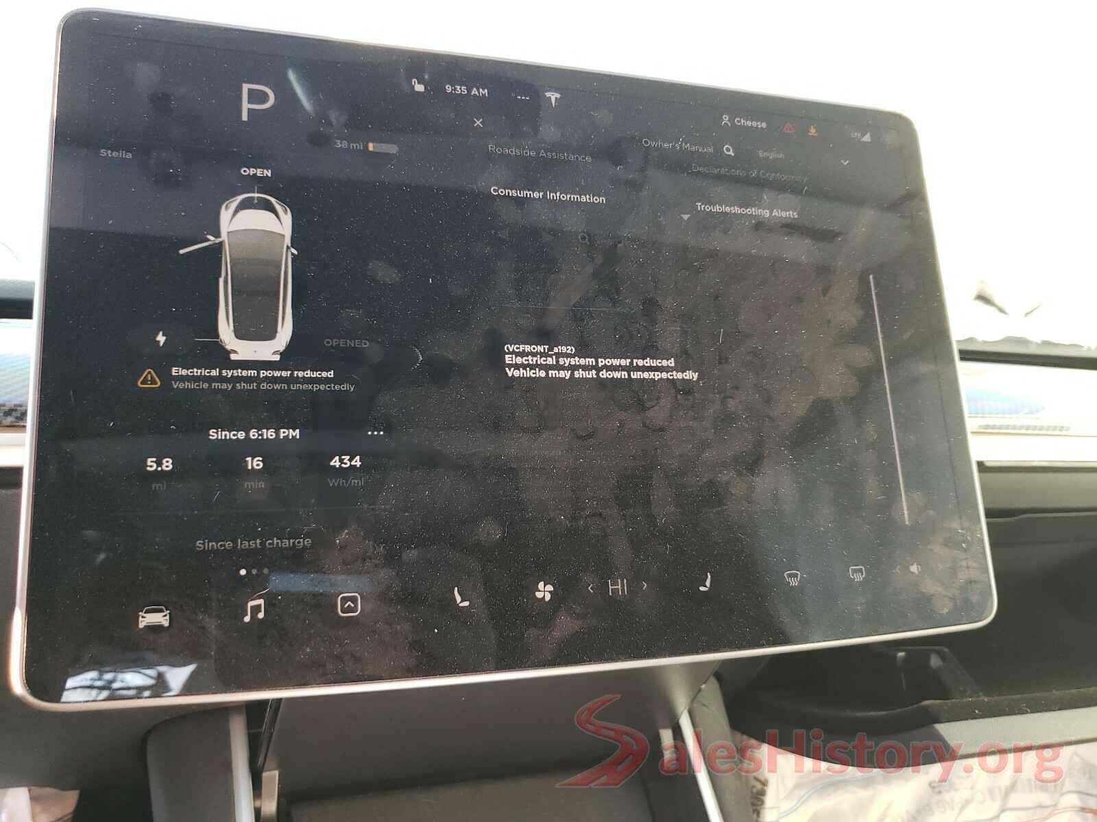 5YJ3E1EA3KF482876 2019 TESLA MODEL 3