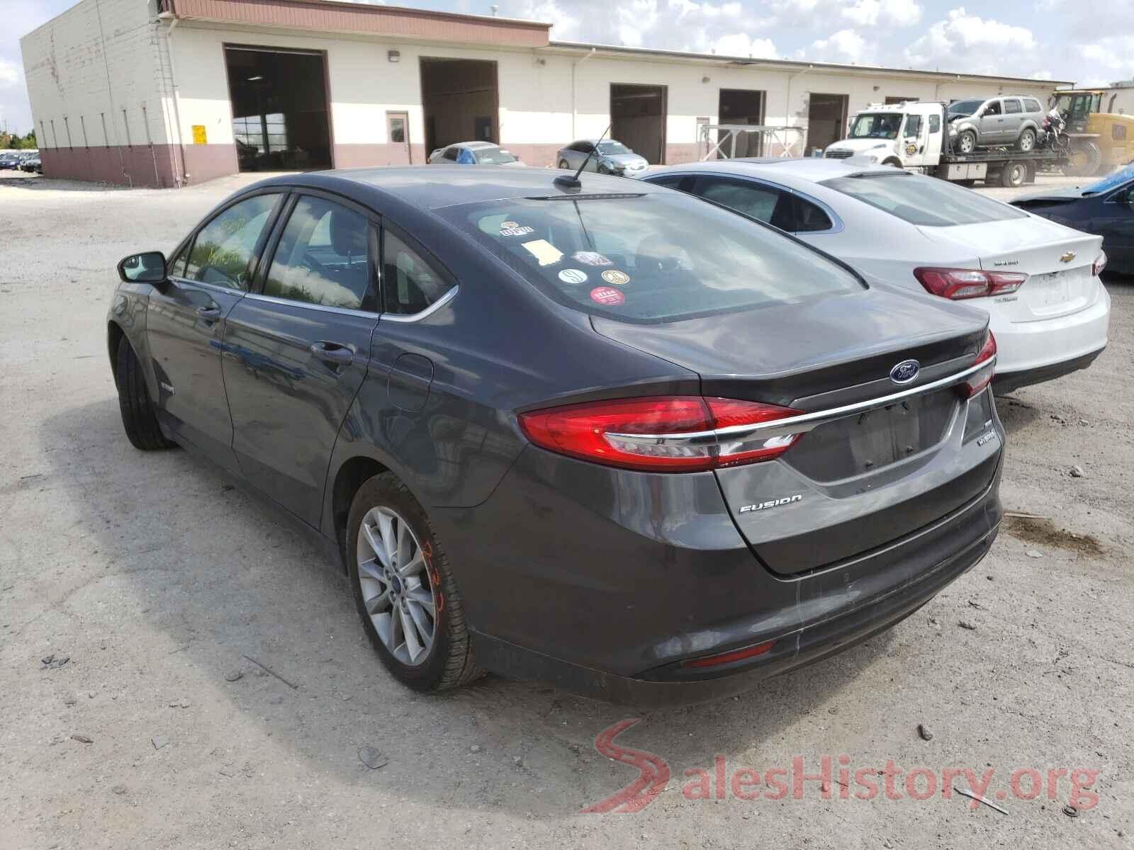 3FA6P0LU2HR400521 2017 FORD FUSION