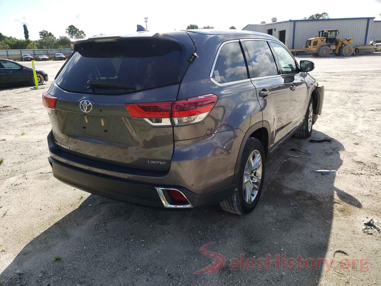 5TDYZRFH8KS297089 2019 TOYOTA HIGHLANDER