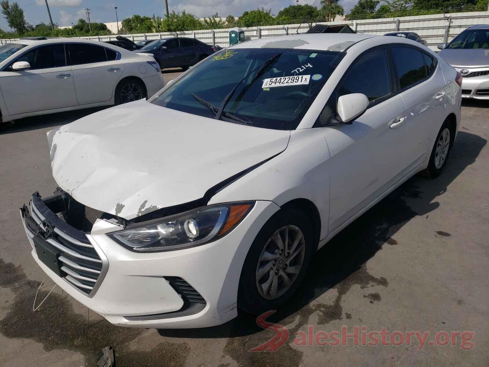 5NPD74LF1HH127214 2017 HYUNDAI ELANTRA