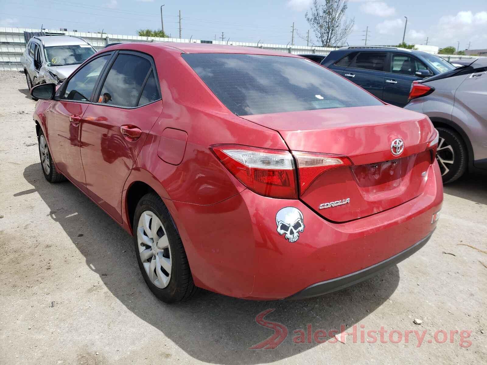 2T1BURHE4GC526343 2016 TOYOTA COROLLA