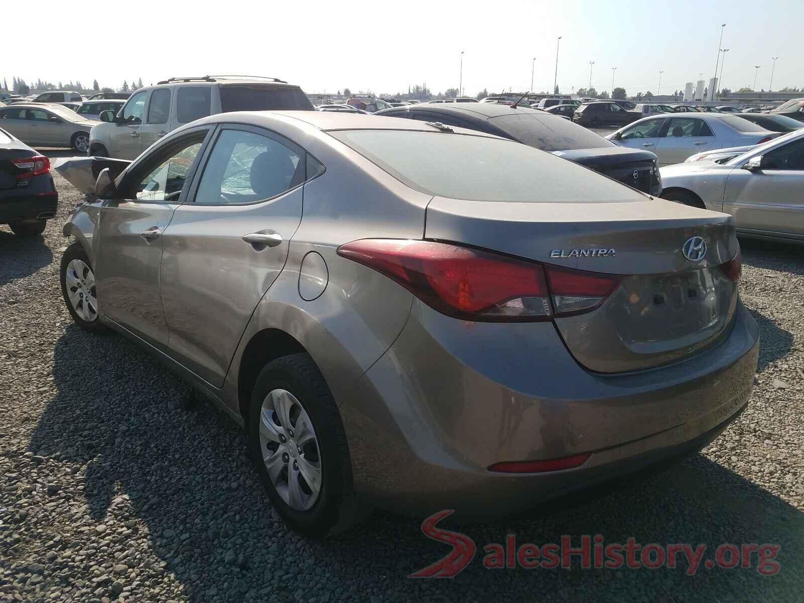 5NPDH4AE7GH699149 2016 HYUNDAI ELANTRA