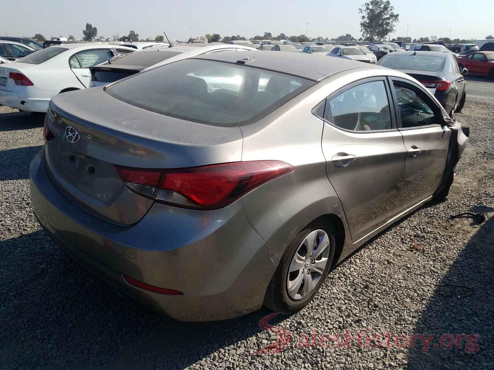 5NPDH4AE7GH699149 2016 HYUNDAI ELANTRA