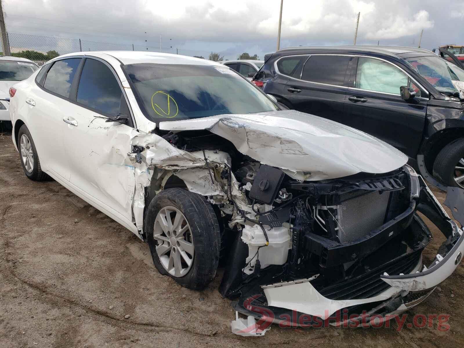 KNAGT4L38G5070049 2016 KIA OPTIMA