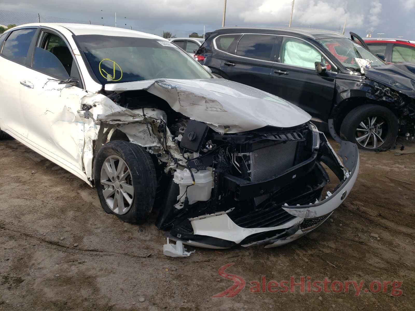 KNAGT4L38G5070049 2016 KIA OPTIMA