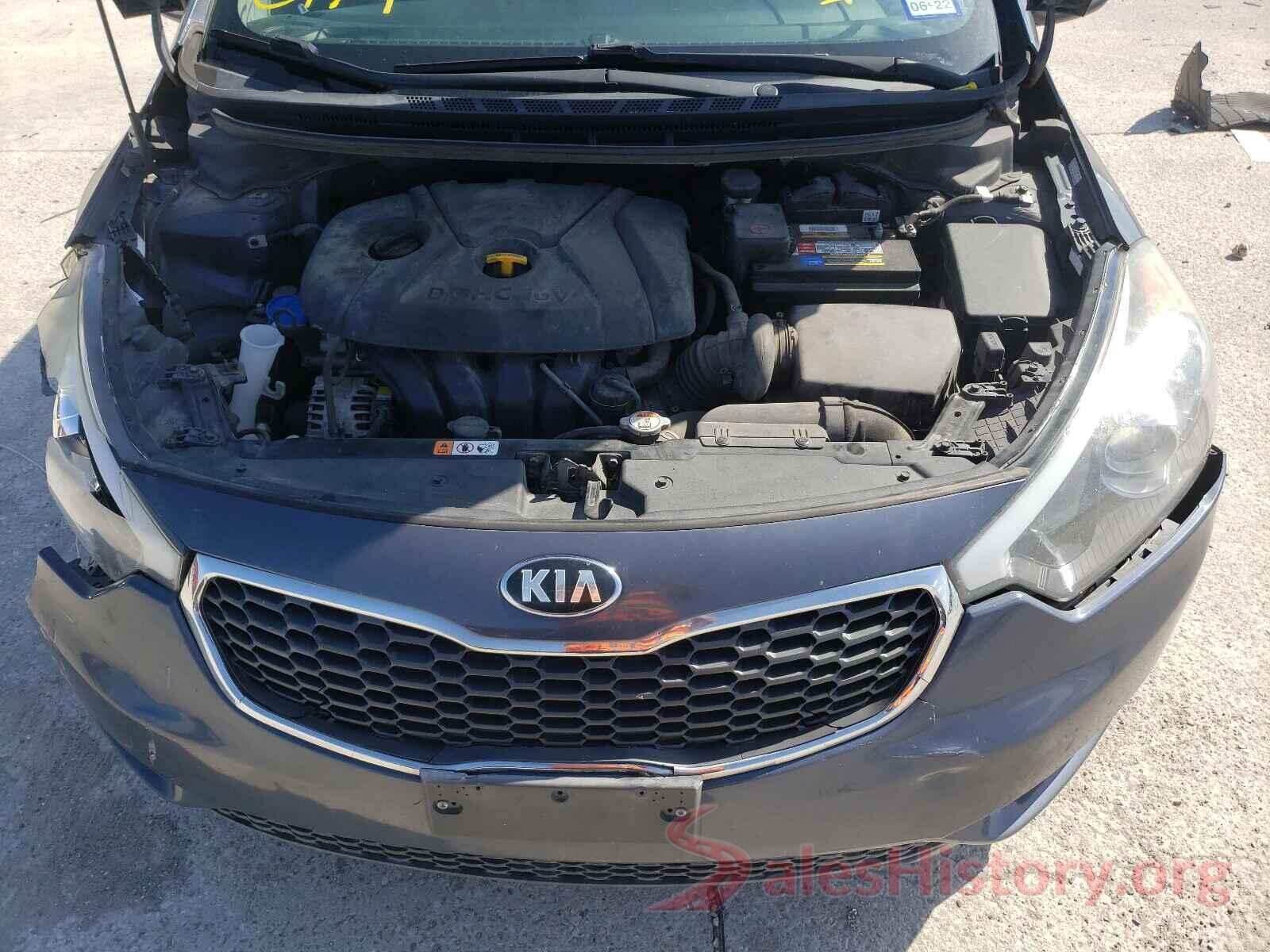 KNAFX4A65G5442086 2016 KIA FORTE