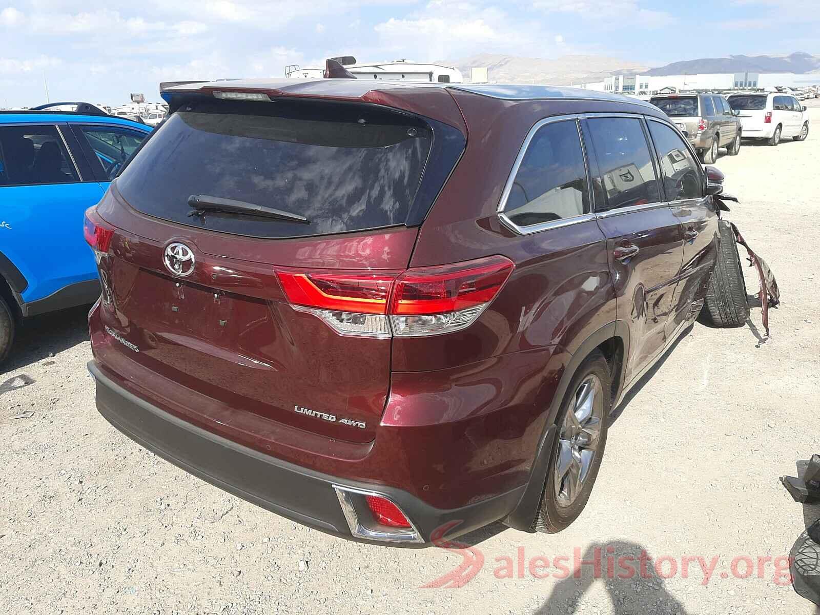 5TDDZRFHXKS712136 2019 TOYOTA HIGHLANDER