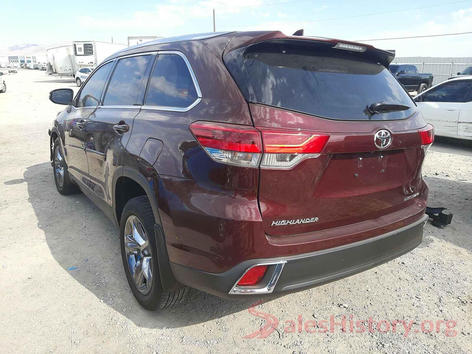 5TDDZRFHXKS712136 2019 TOYOTA HIGHLANDER