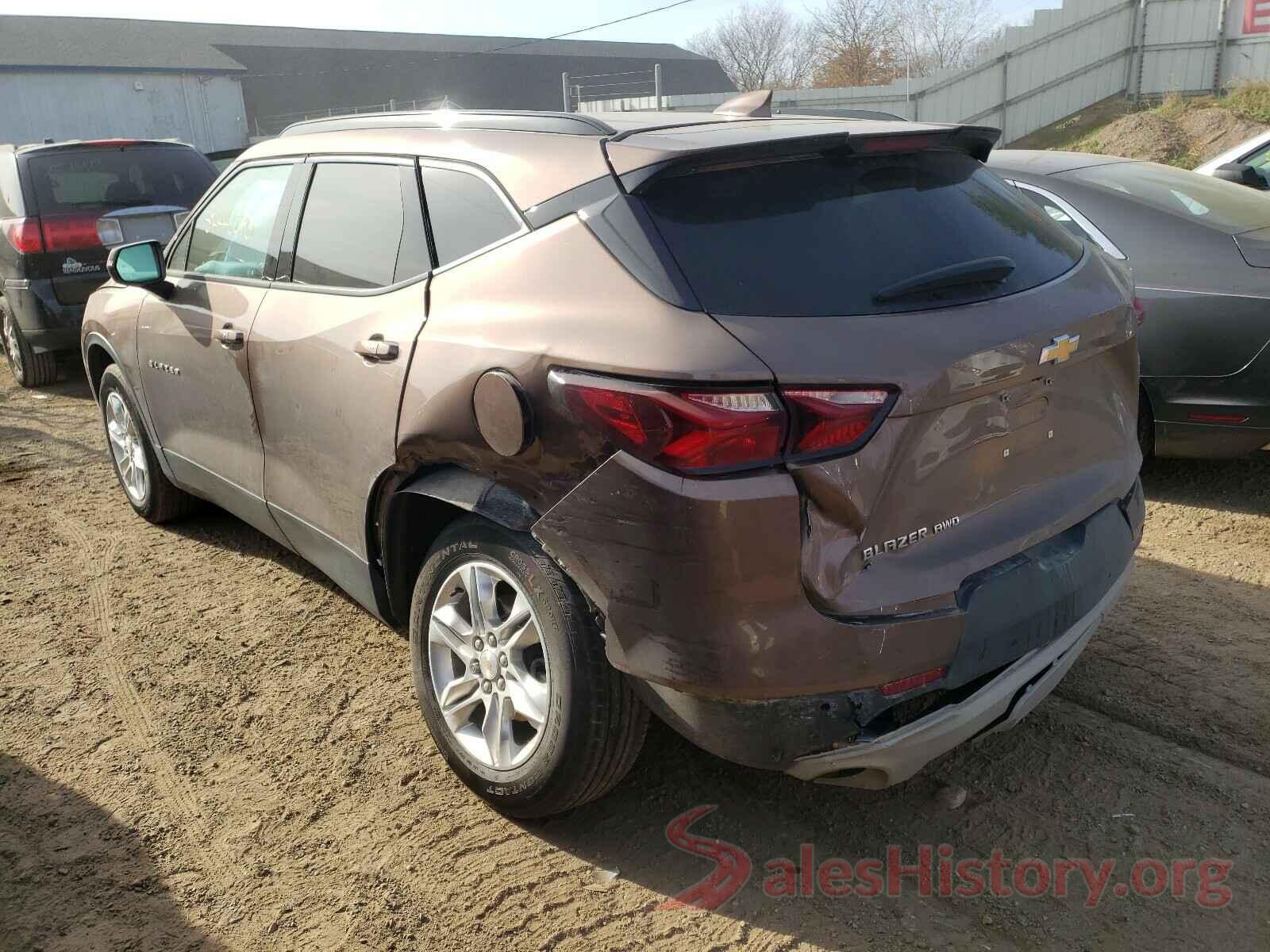 3GNKBGRS2KS659099 2019 CHEVROLET BLAZER 2LT