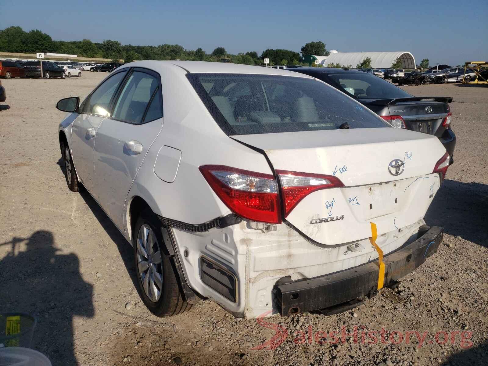 5YFBURHE5GP484037 2016 TOYOTA COROLLA