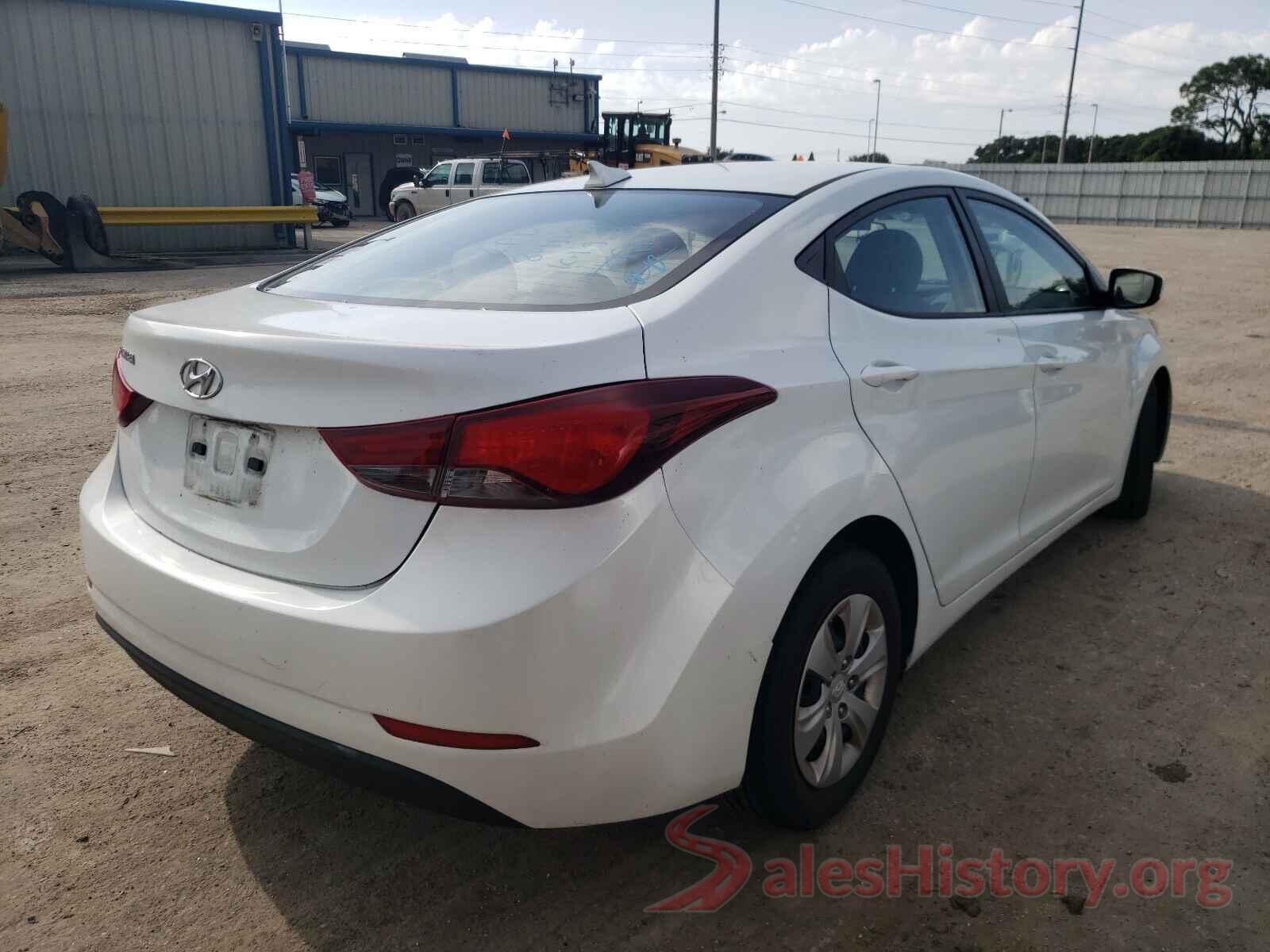 5NPDH4AE1GH776162 2016 HYUNDAI ELANTRA