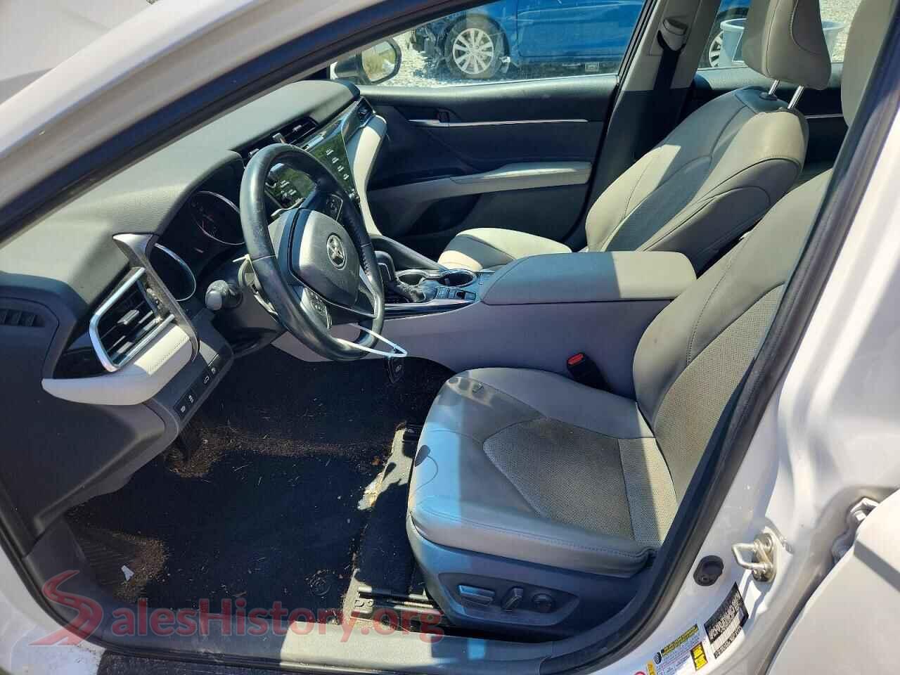 2018 TOYOTA CAMRY VIN 4T1BZ1HK0JU019387, engine bay