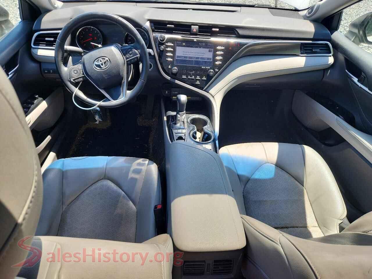 2018 TOYOTA CAMRY VIN 4T1BZ1HK0JU019387, interior dashboard