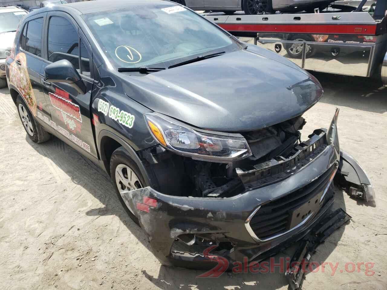 3GNCJKSB6KL117163 2019 CHEVROLET TRAX