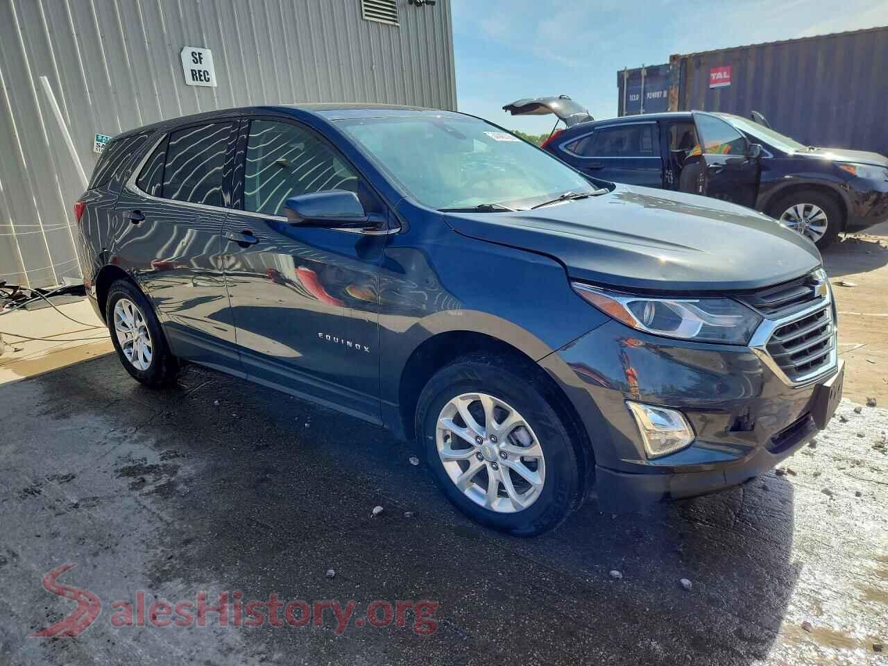 2020 CHEVROLET EQUINOX VIN 2GNAXUEV9L6267457, rear 3/4 view
