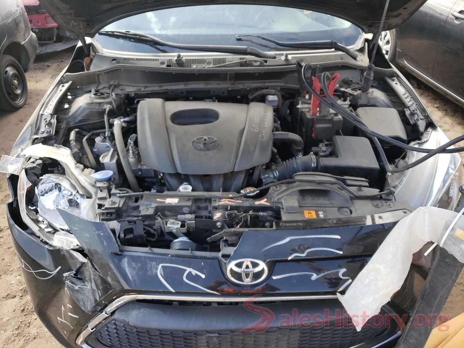 3MYDLBYV9KY511768 2019 TOYOTA YARIS