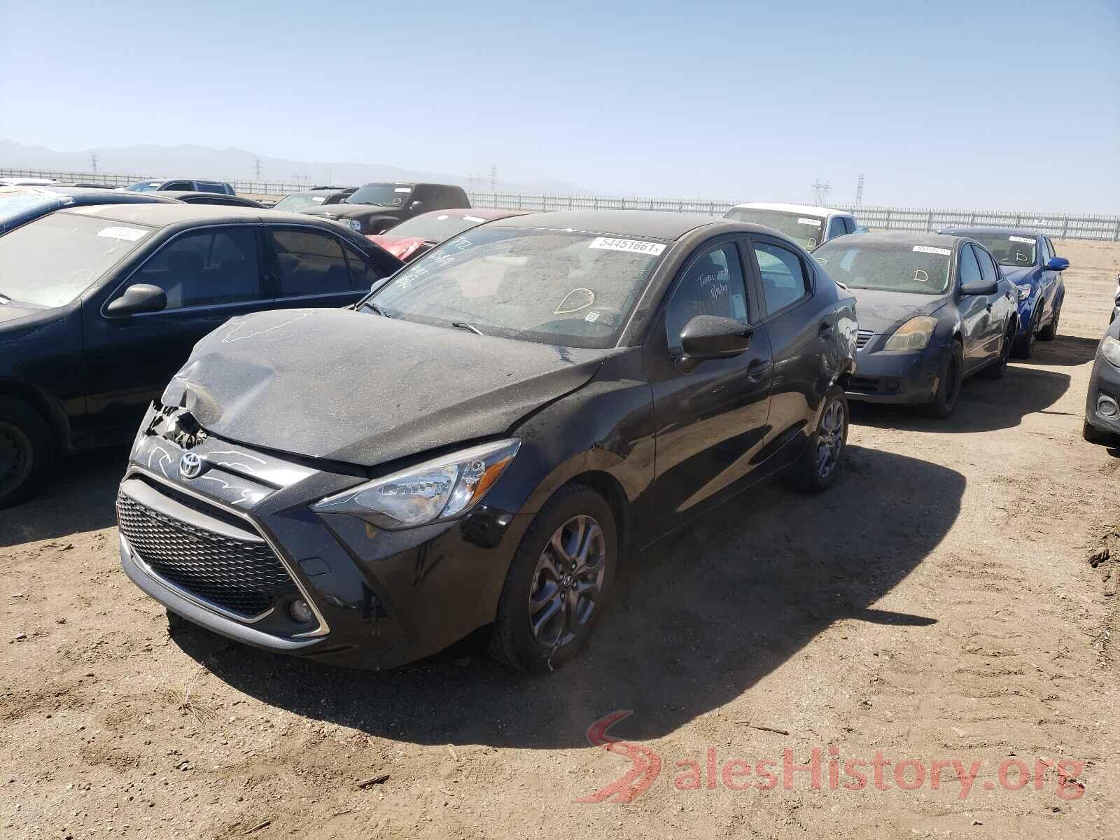 3MYDLBYV9KY511768 2019 TOYOTA YARIS