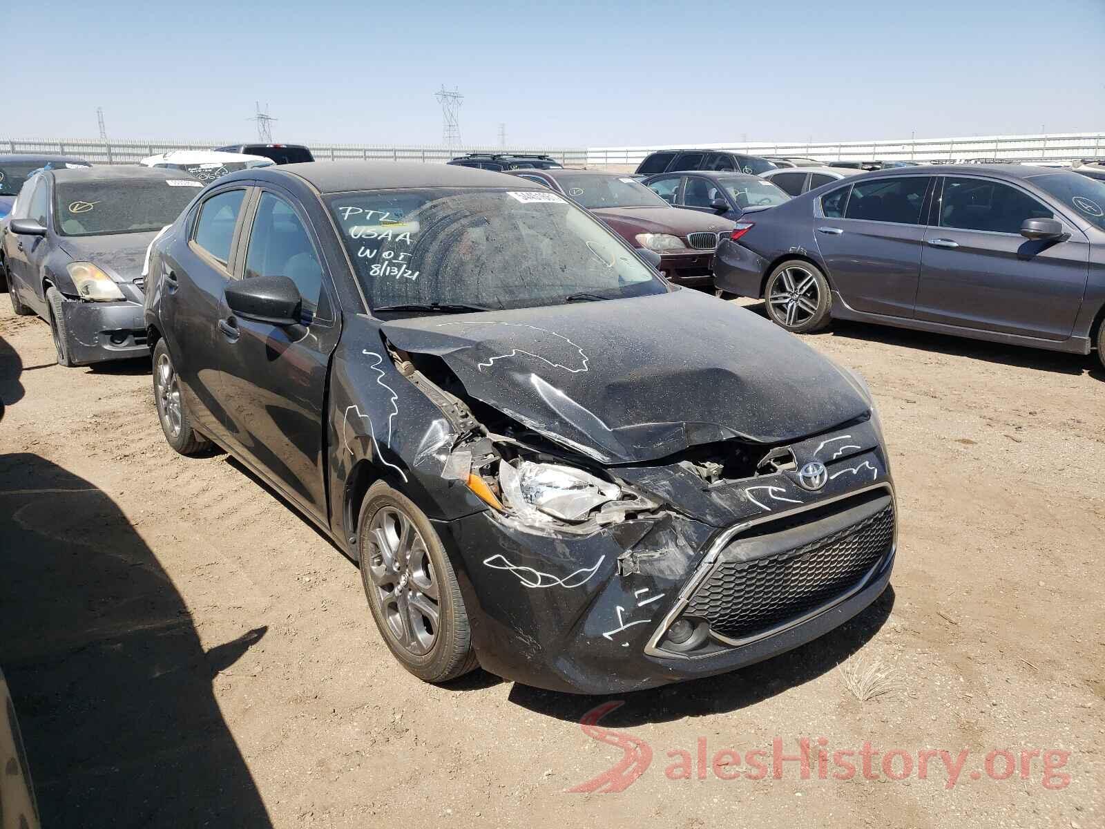 3MYDLBYV9KY511768 2019 TOYOTA YARIS