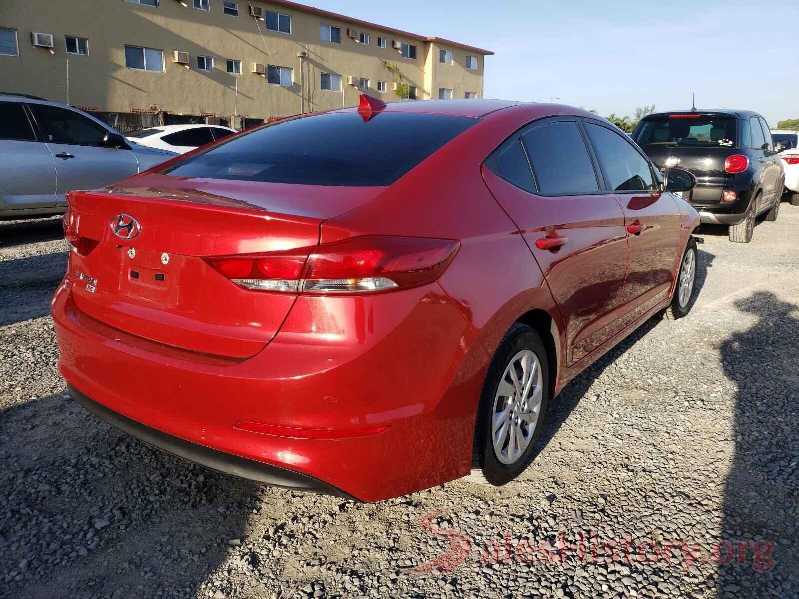 5NPD74LF7HH206502 2017 HYUNDAI ELANTRA