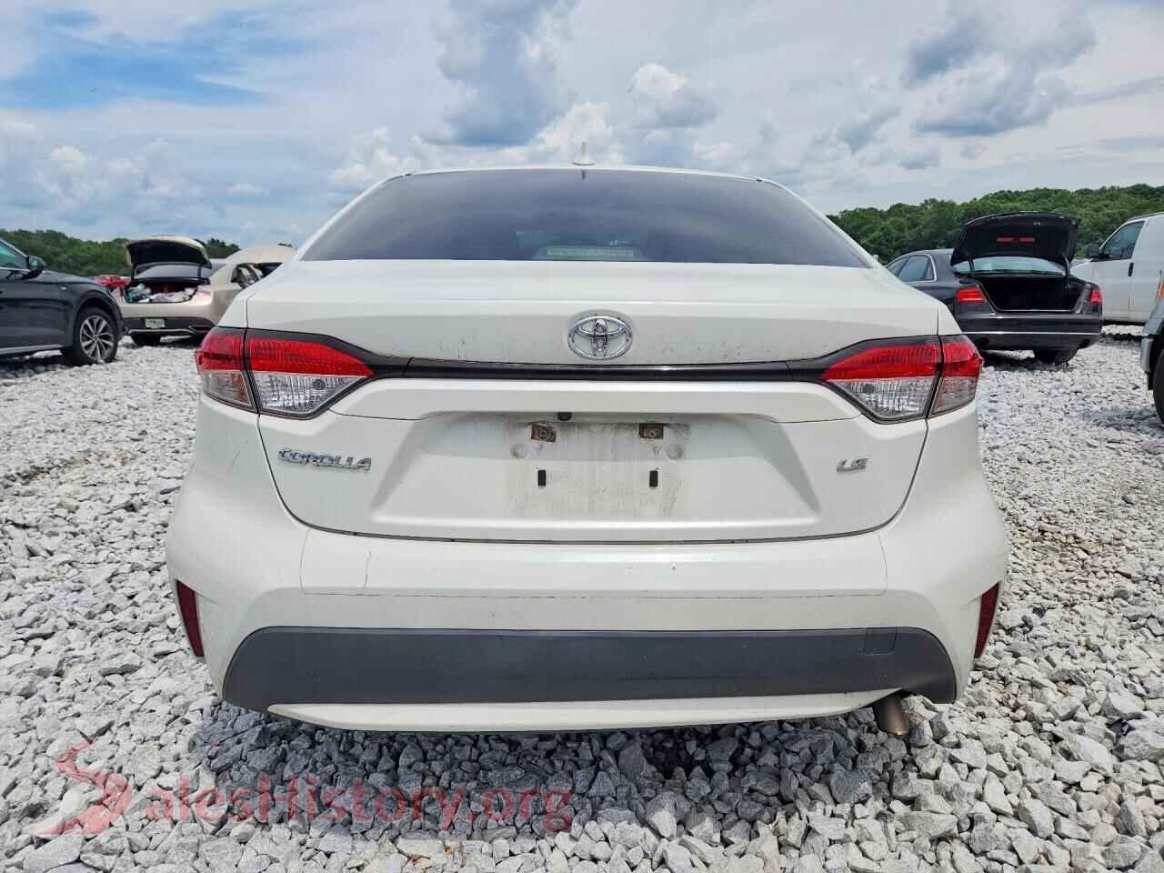 2020 TOYOTA COROLLA VIN JTDEPRAE0LJ080916, left side view