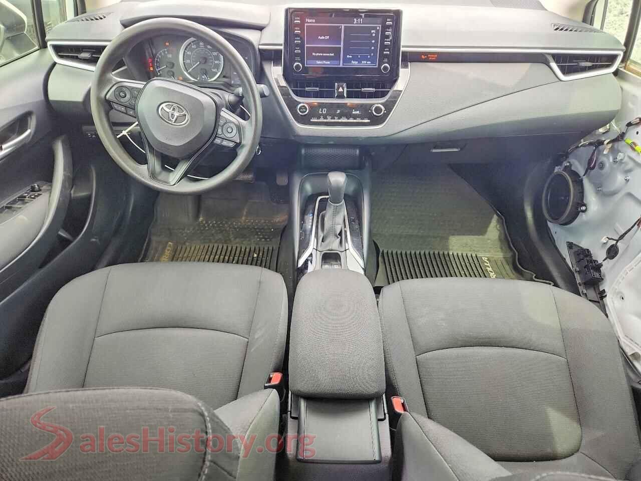 2020 TOYOTA COROLLA VIN JTDEPRAE0LJ080916, interior dashboard