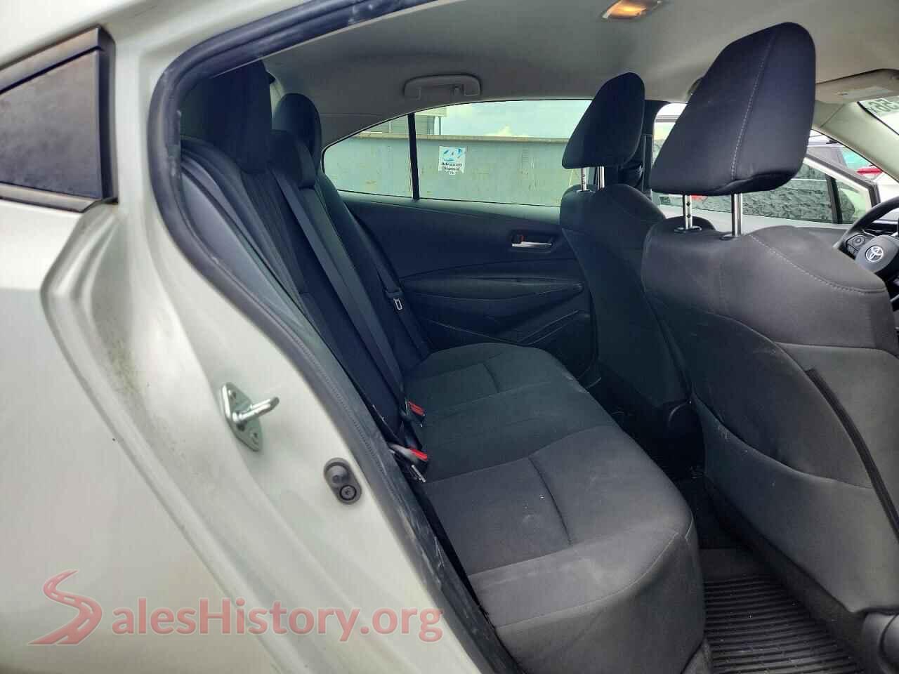 2020 TOYOTA COROLLA VIN JTDEPRAE0LJ080916, odometer mileage