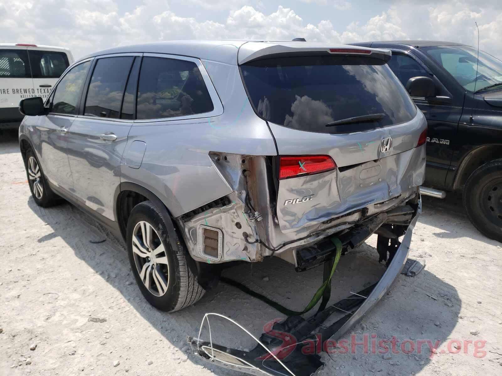 5FNYF5H72HB018237 2017 HONDA PILOT