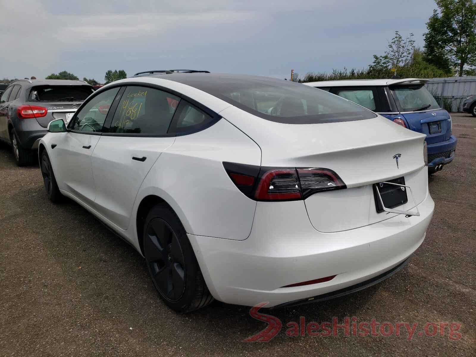 5YJ3E1EA2MF852363 2021 TESLA MODEL 3