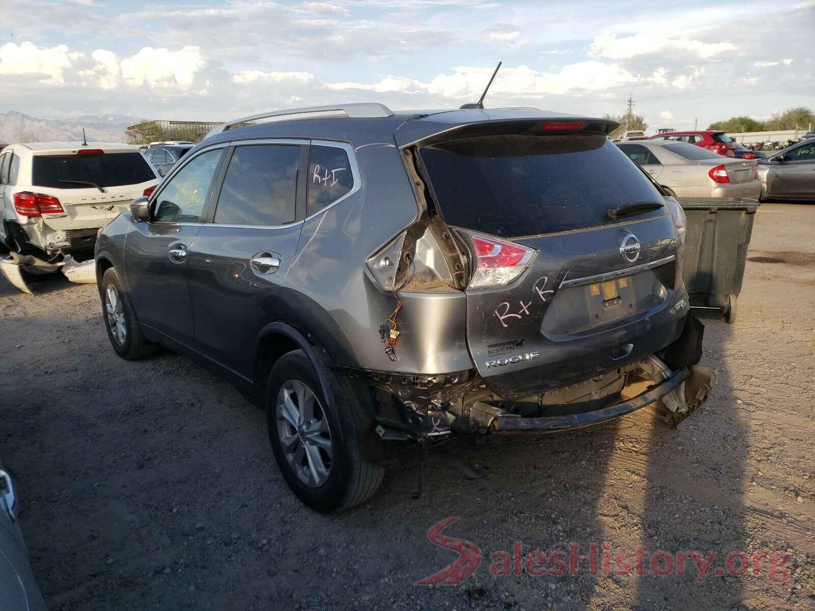 JN8AT2MT4GW007122 2016 NISSAN ROGUE