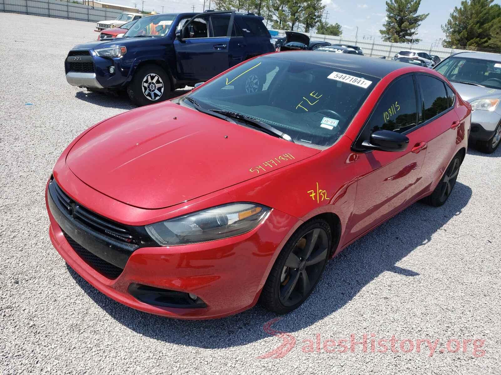 1C3CDFBB3GD516167 2016 DODGE DART