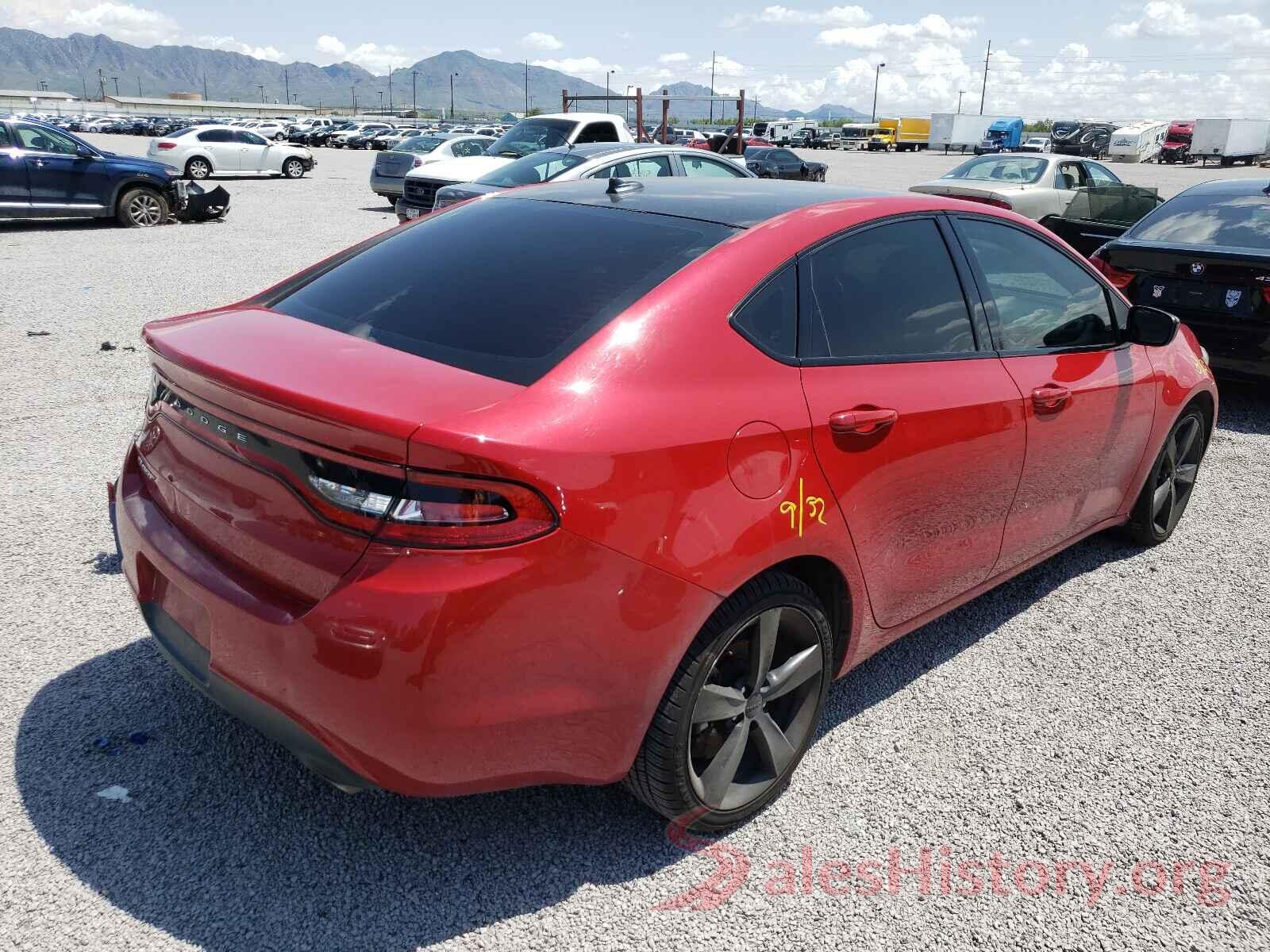 1C3CDFBB3GD516167 2016 DODGE DART