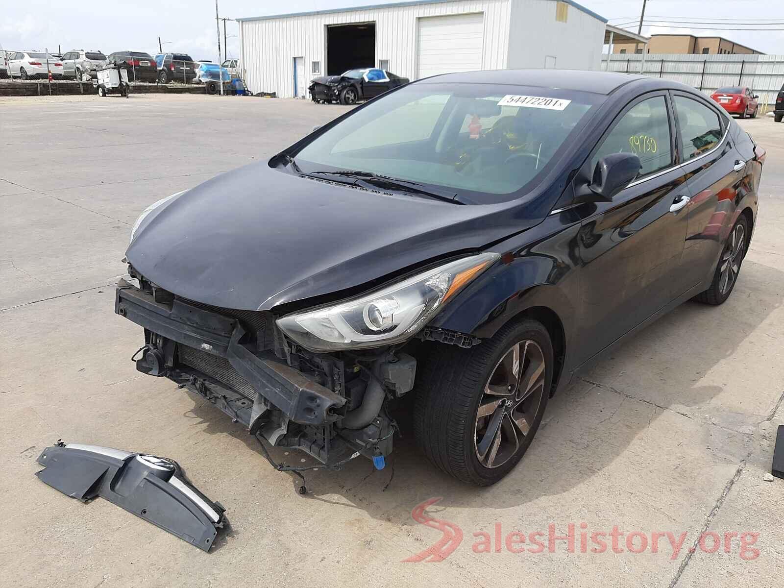 KMHDH4AE1GU598111 2016 HYUNDAI ELANTRA