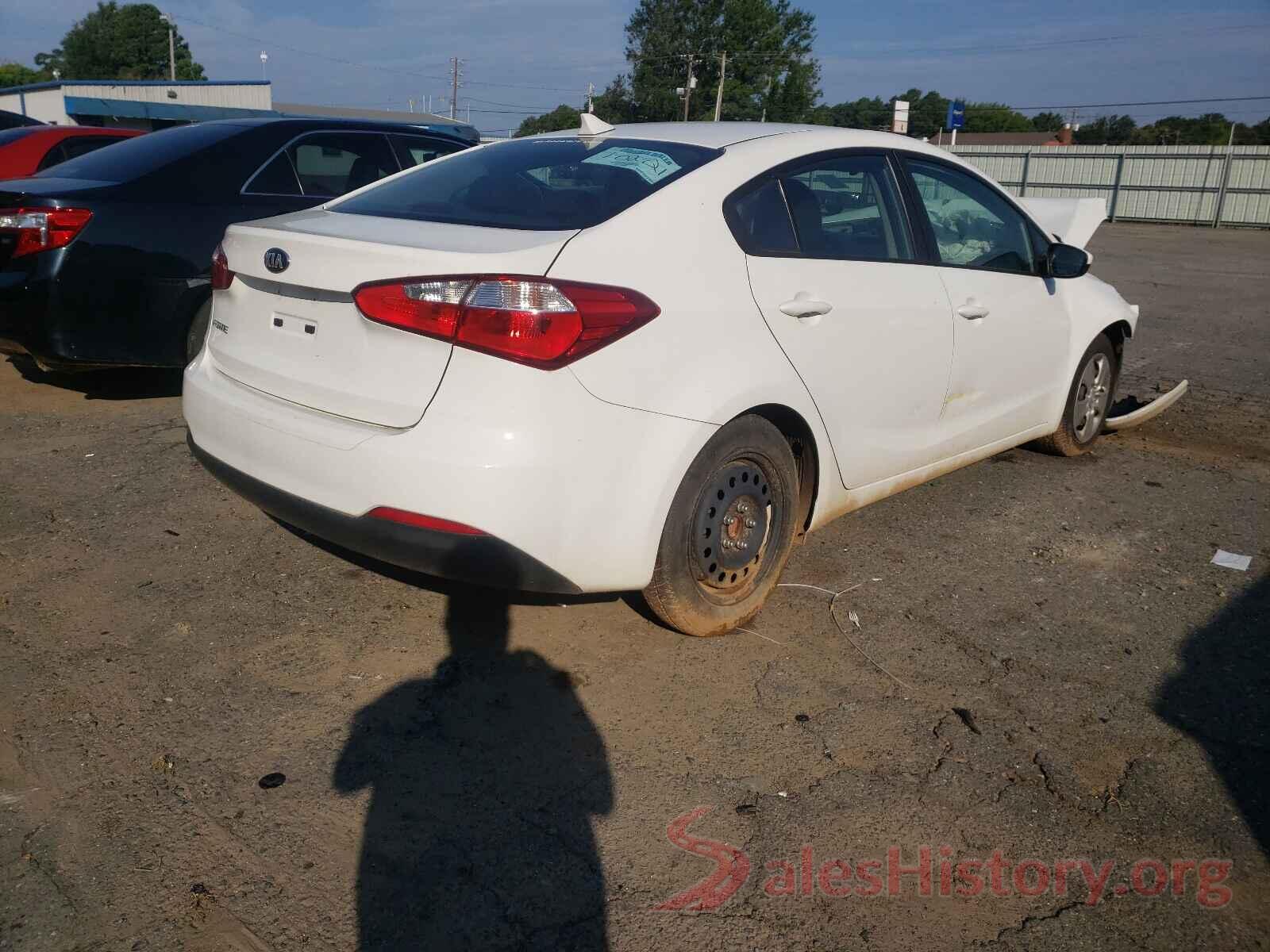 KNAFK4A69G5485473 2016 KIA FORTE