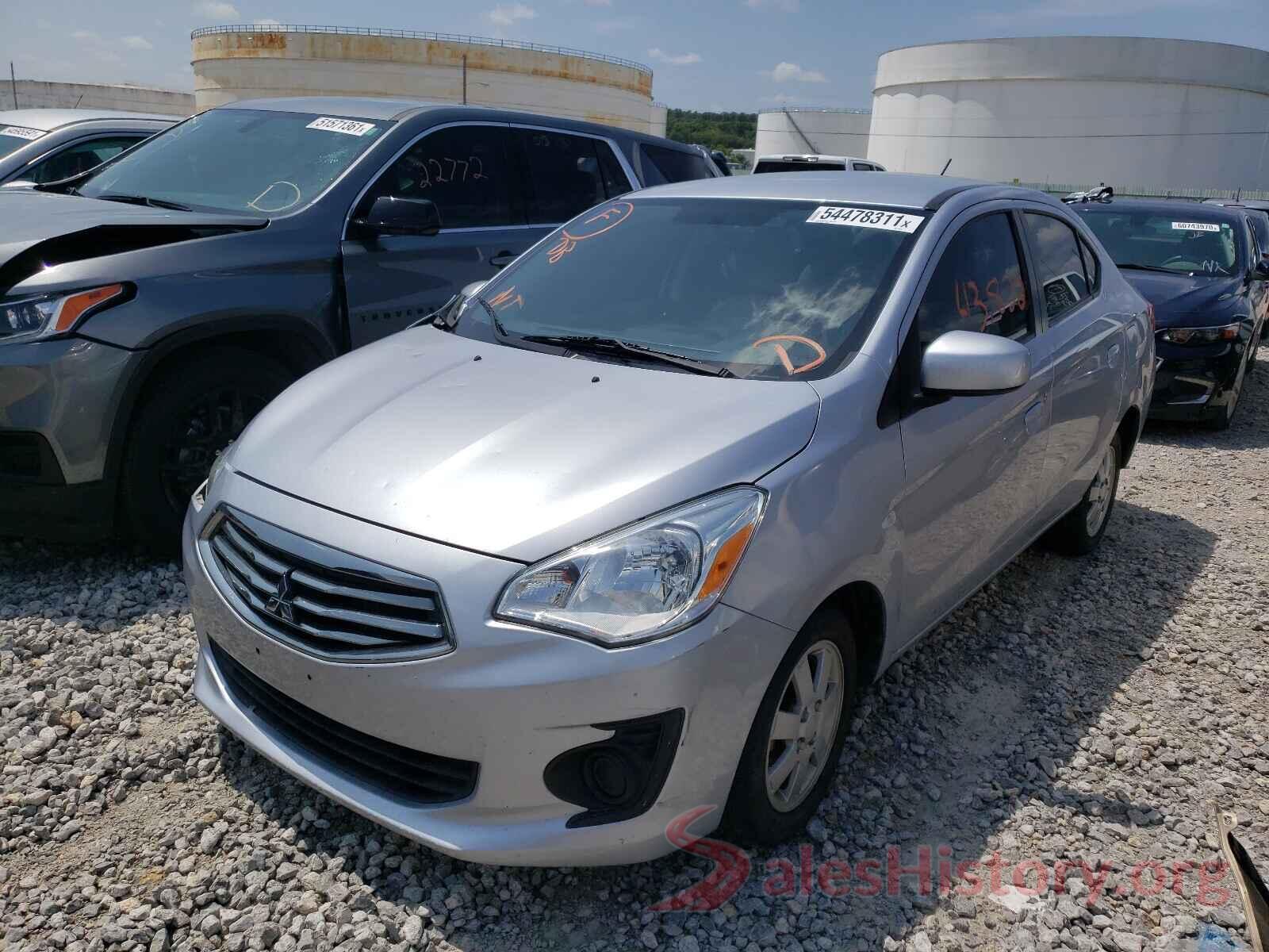 ML32F3FJ3HH003757 2017 MITSUBISHI MIRAGE