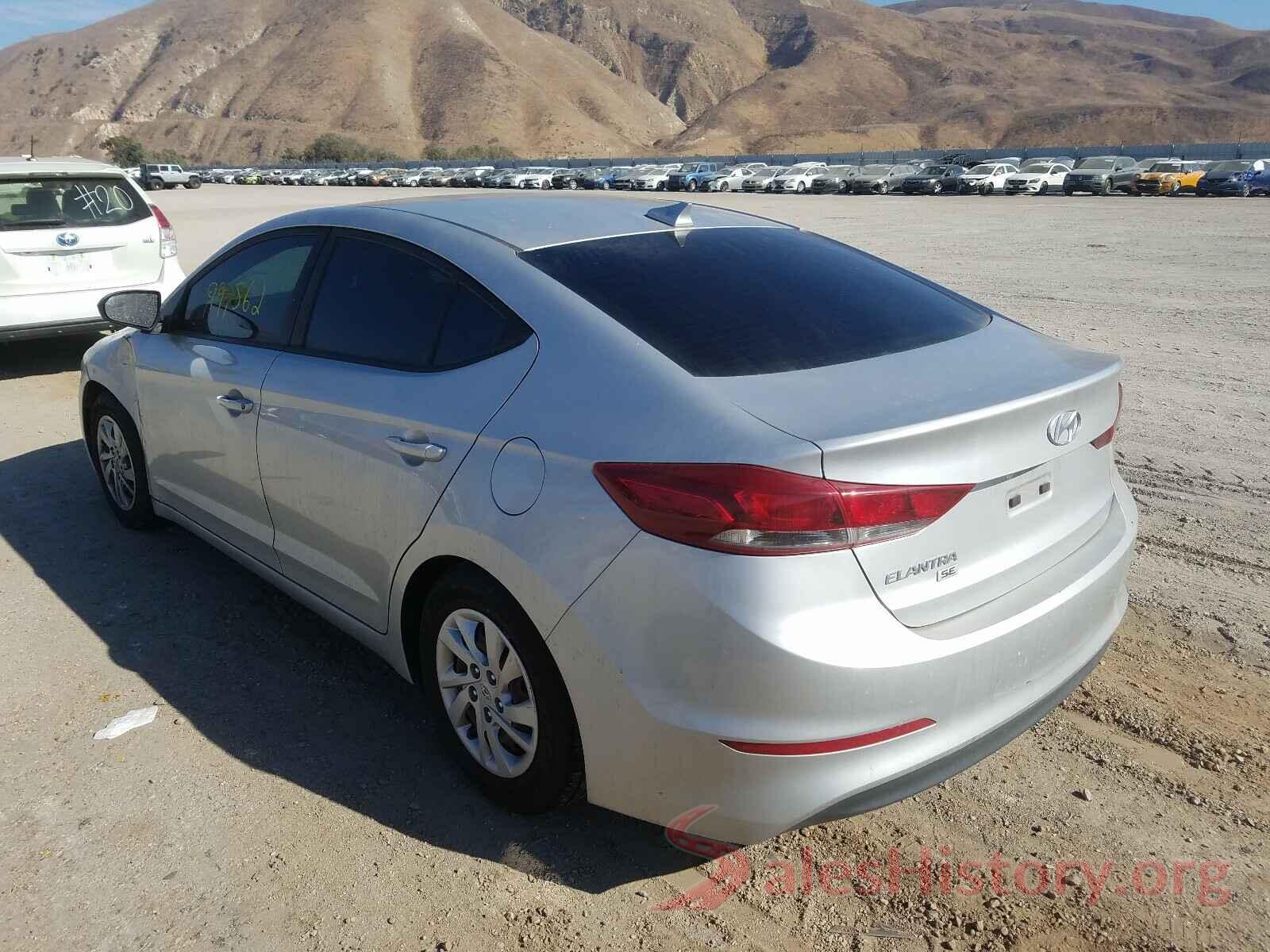 5NPD74LFXHH093189 2017 HYUNDAI ELANTRA