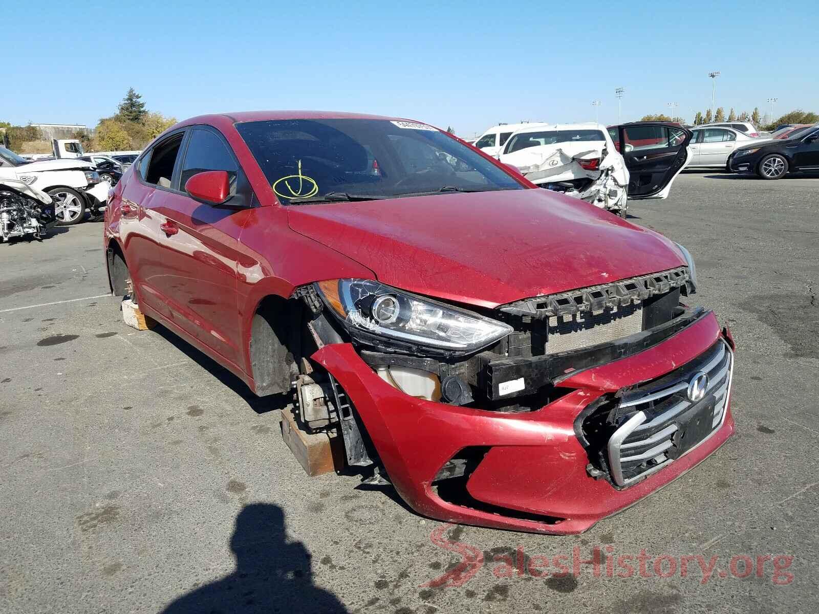 5NPD74LF3HH126551 2017 HYUNDAI ELANTRA