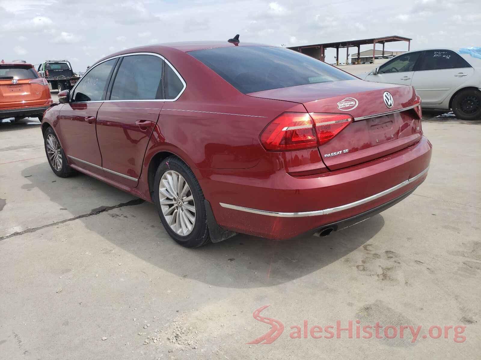 1VWBS7A34GC045761 2016 VOLKSWAGEN PASSAT