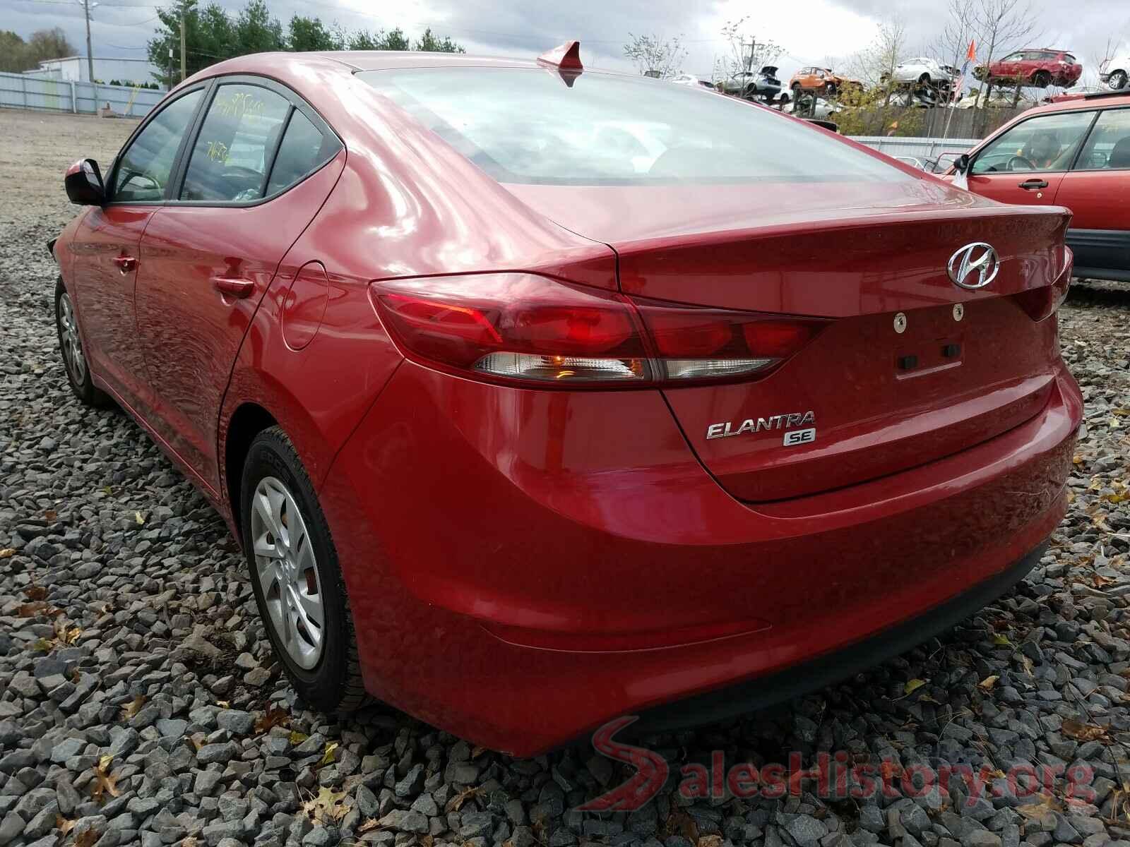 5NPD74LF3HH164796 2017 HYUNDAI ELANTRA